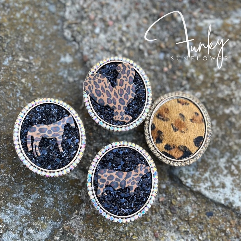 Western Rhinestone Phone Grips